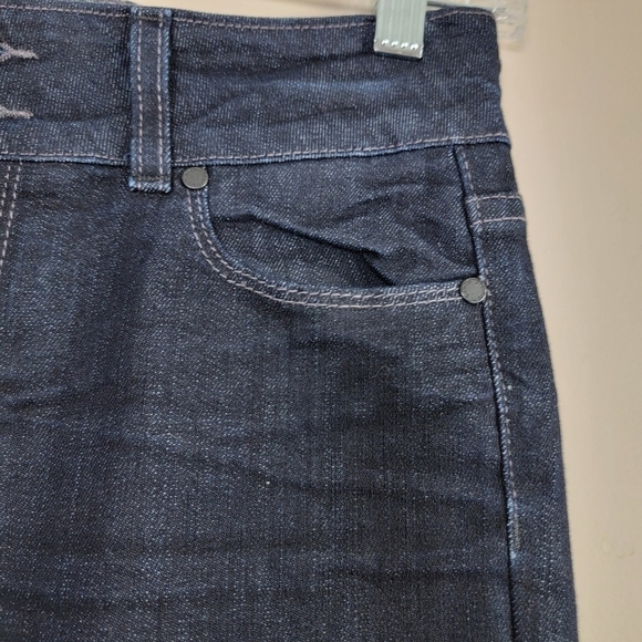Paige Hidden Hills Straight Dark Wash Denim Blue Jeans Sz 26 - Picture 7 of 16